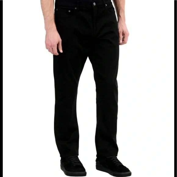EUC Men’s Size 30 Burberry Brit Straight Leg Regular Fit Denim Jeans In Black